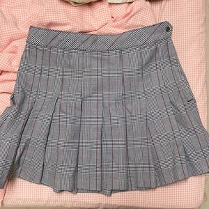 HM plaid mini skirt
